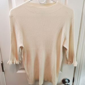 Anna Rose Ribbed Blouse